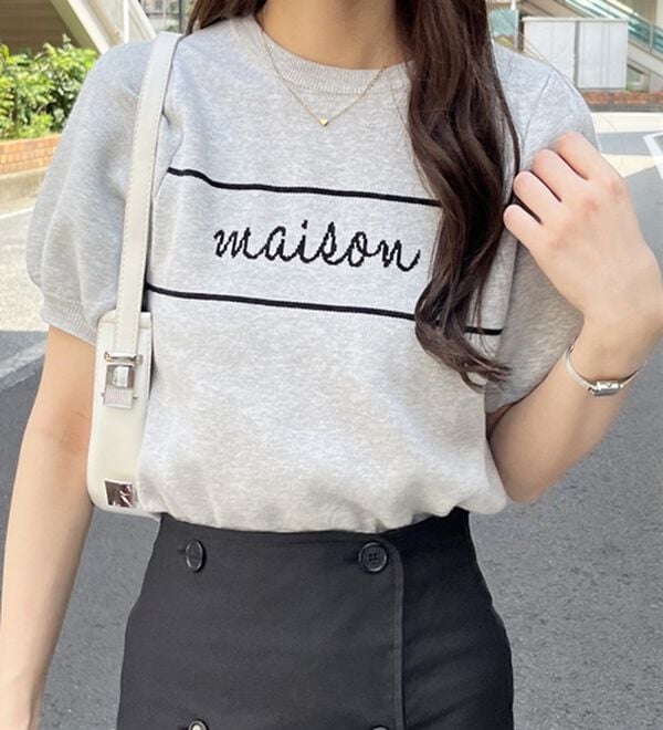 GeeRA（ジーラ）の「ロゴサマージャガードニット（ニット・セーター）」｜詳細画像