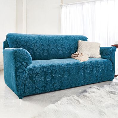 「Ｎｅｗ立体オーナメント柄伸縮フィットソファカバー（ソファーカバー）」