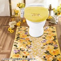 「ＮＥＷ幸せの風水フラワートイレタリー（トイレマット）」