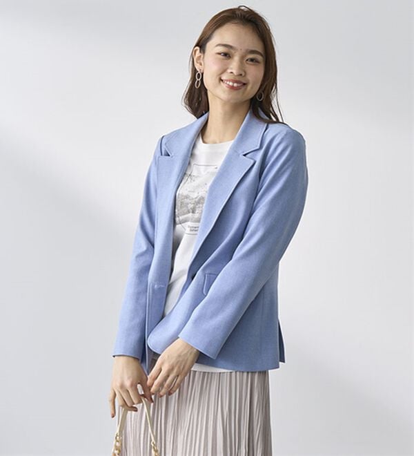 BELLUNA（ベルーナ）の「＜楽スタフィット＞テーラードジャケット（テーラードジャケット）」｜詳細画像