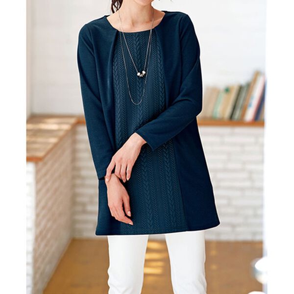 2枚組】ジャカード使いデザインチュニック - ベルーナ【公式】