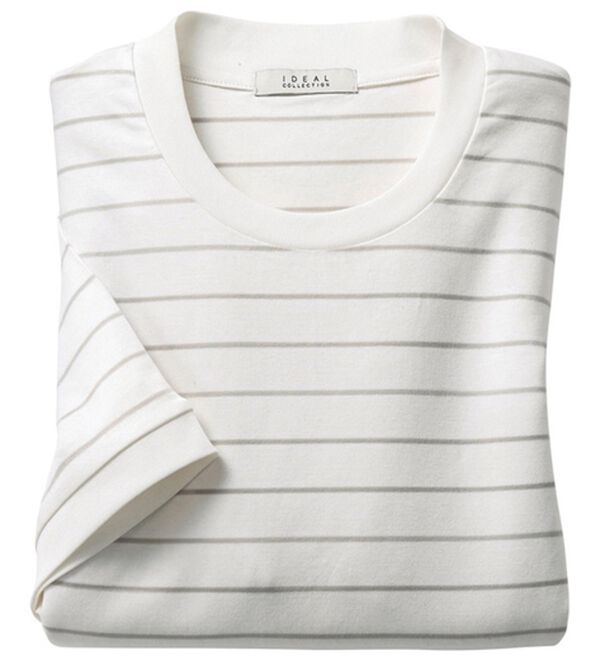 「＜ＳＯＬＵＮＩＡ＞ジャケットスタイルが決まる専用Ｔシャツ（メンズＴシャツ）」｜ホワイトボーダー