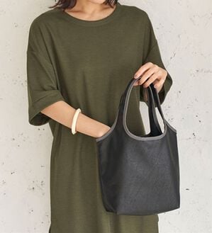 BELLUNA（ベルーナ）の「洗える！トートバッグ（トートバッグ）」｜黒