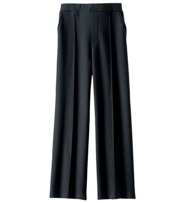 BELLUNA（ベルーナ）の「【快適Ｌａｂ．】裏起毛ジョーゼット素材ワイドパンツ（ワイドパンツ・ガウチョ）」｜詳細画像