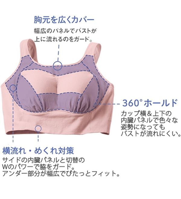 LAVIENNE（ラヴィエンヌ）の「オフの日のバストを守るブラ（ブラジャー）」｜詳細画像