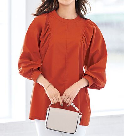 BELLUNA（ベルーナ）の「錯覚華奢見せ！ふわりブラウス（ブラウス）」