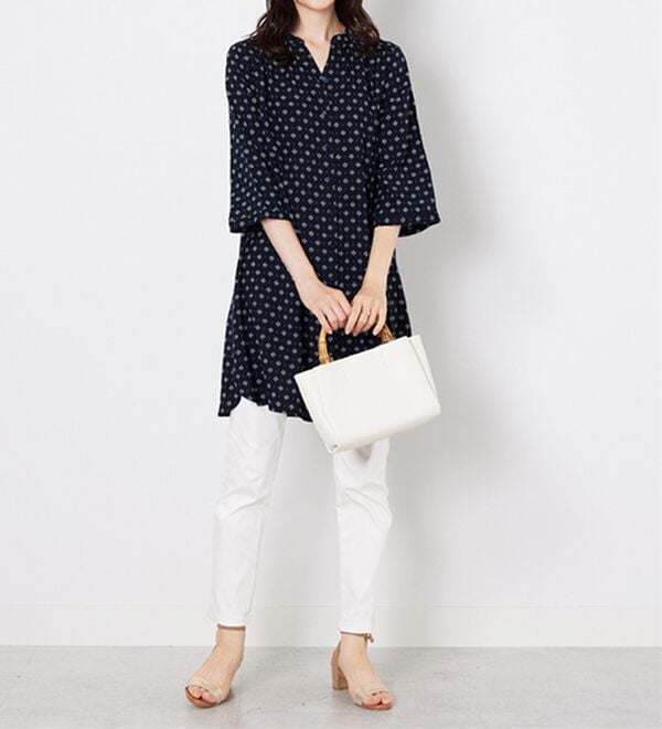 BELLUNA（ベルーナ）の「レーヨン素材袖フレアーワンピース（その他ワンピース）」｜詳細画像