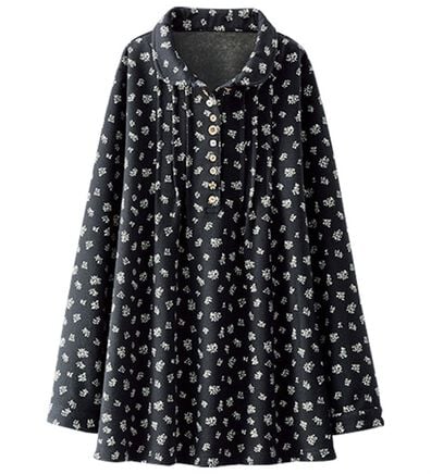 BELLUNA（ベルーナ）の「パチパチしにくい！裏ファー素材オーバーブラウス（ブラウス）」