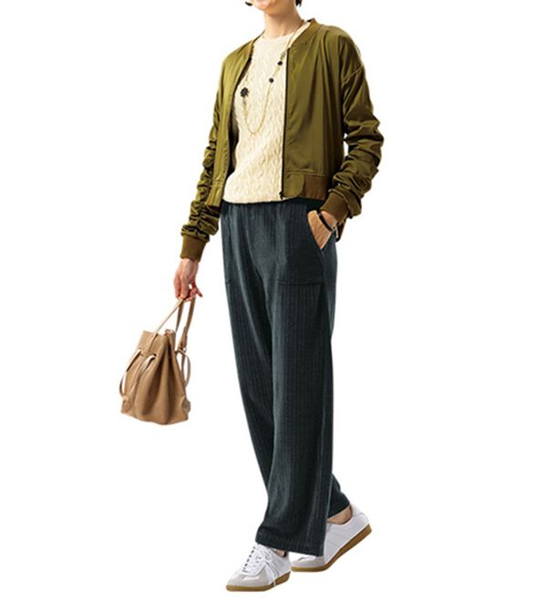 ルフラン（ルフラン）の「【３本組】小洒落見えイージーパンツ＜ハウエル＞（その他パンツ）」｜詳細画像