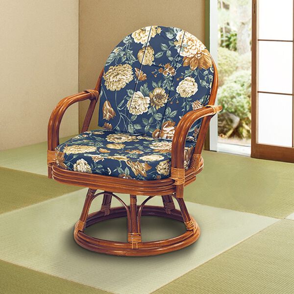 「高さが選べるお買い得籐回転座椅子（椅子・チェア・スツール）」｜詳細画像