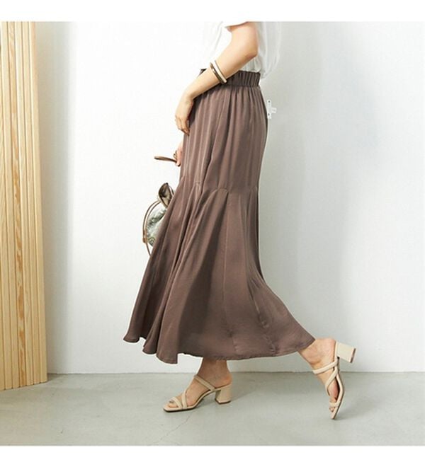 GeeRA（ジーラ）の「切替フレアーロングスカート（ロングスカート）」｜詳細画像