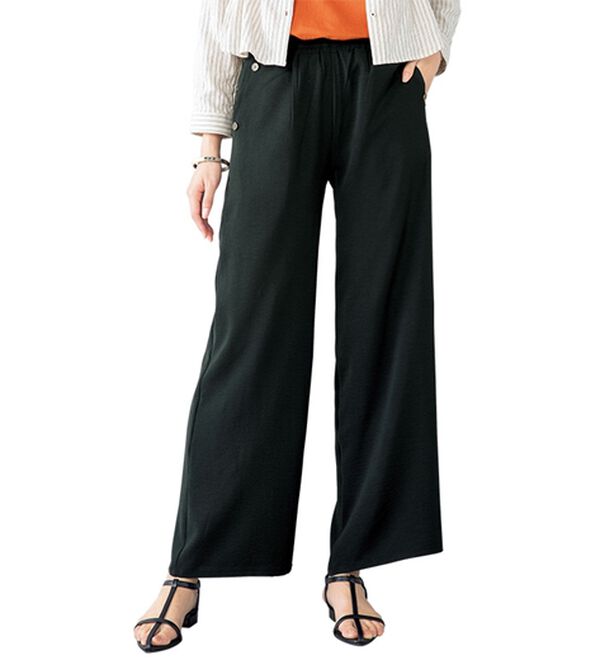 ルフラン（ルフラン）の「【３本組】＜ヒンヤリラクシー＞ワイドパンツ（ワイドパンツ・ガウチョ）」｜詳細画像