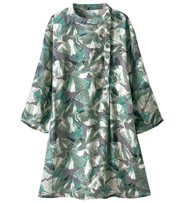 BELLUNA（ベルーナ）の「花揺らぐ楊柳チュニック（チュニック）」｜詳細画像