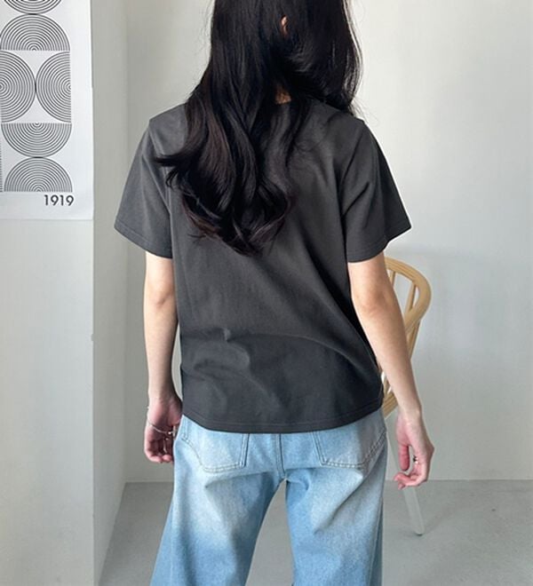 GeeRA（ジーラ）の「アンドハート刺しゅうＴシャツ（Tシャツ）」｜詳細画像