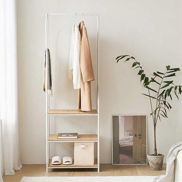 iellio（イエリオ）の「ＶＡＮＷＯＯＤ　ハンガーラック＜ＲＯＯＭ＆ＨＯＭＥ＞（衣類・布団収納）」｜詳細画像