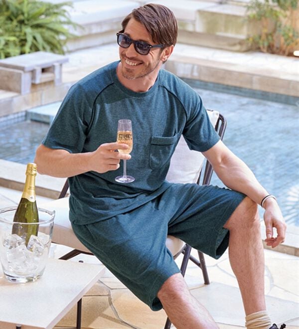 「ヒンヤリ快適！パイルリラックスウェア（メンズルームウェア）」｜詳細画像