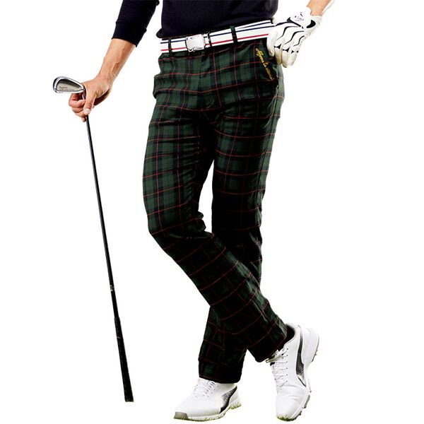 「【３本組】＜フィラ＞裏起毛チェック柄スラックス（メンズスラックス）」｜詳細画像