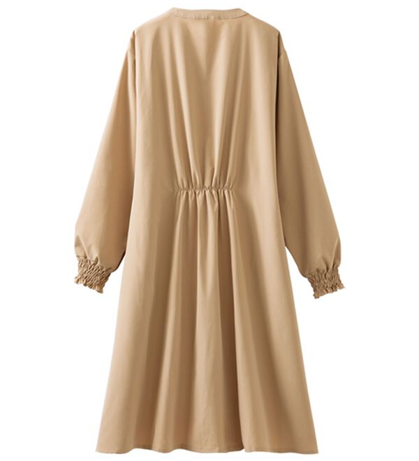 LAVIENNE（ラヴィエンヌ）の「シャーリングスリーブシャツワンピース（チュニック）」｜詳細画像