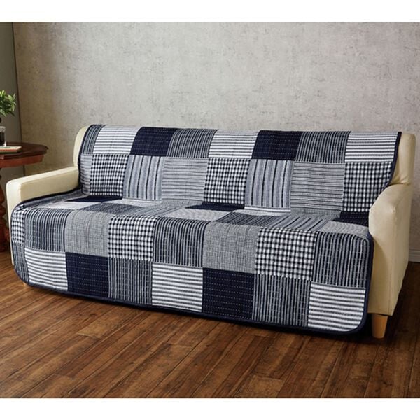 「刺し子調涼やかシリーズ（ソファーカバー）」｜詳細画像