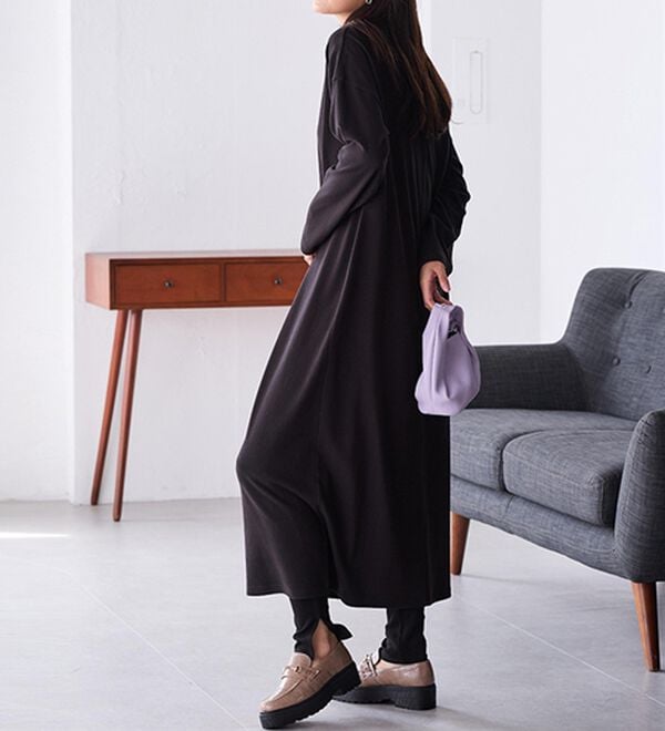 RANAN（ラナン）の「【レギンス付】＜ＢＣ＞綿１００％オーバーシルエットワンピース（その他ワンピース）」｜詳細画像