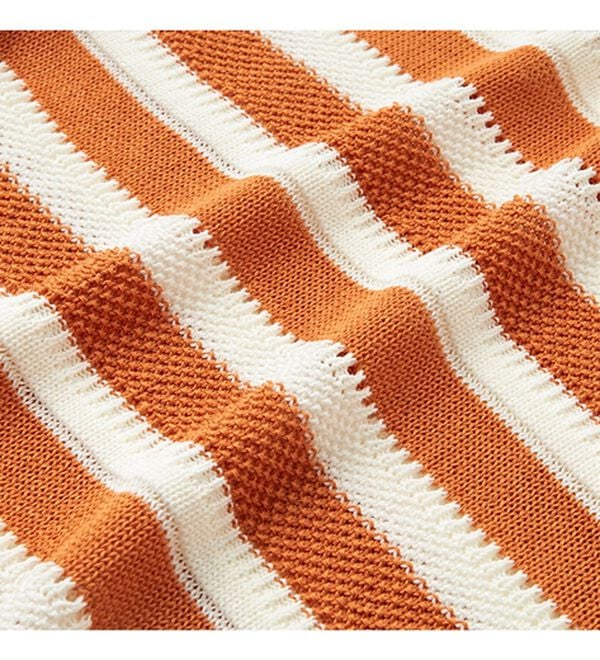 GeeRA（ジーラ）の「透かし編ボーダーサマーニット（ニット・セーター）」｜詳細画像