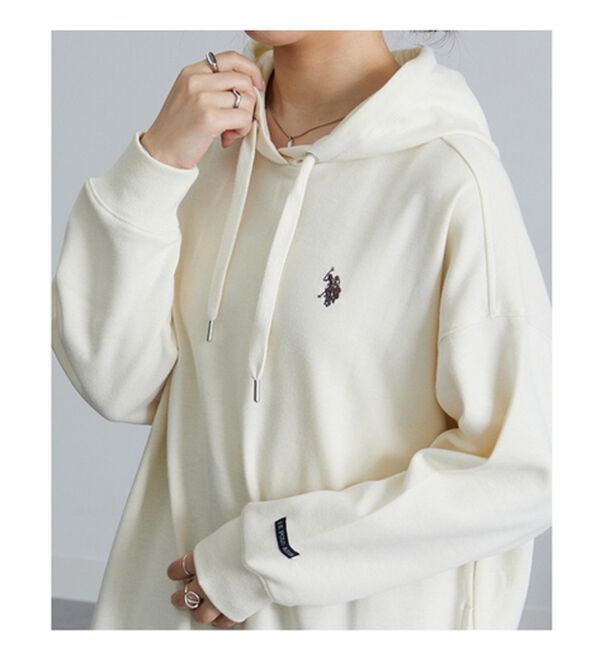ダンボールパーカーワンピース＜U.S.POLO ASSN.ユーエスポロアッスン  