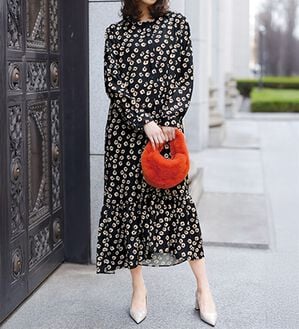 RANAN（ラナン）の「レオパード柄ロングワンピース（ロングワンピース）」｜レオパード柄