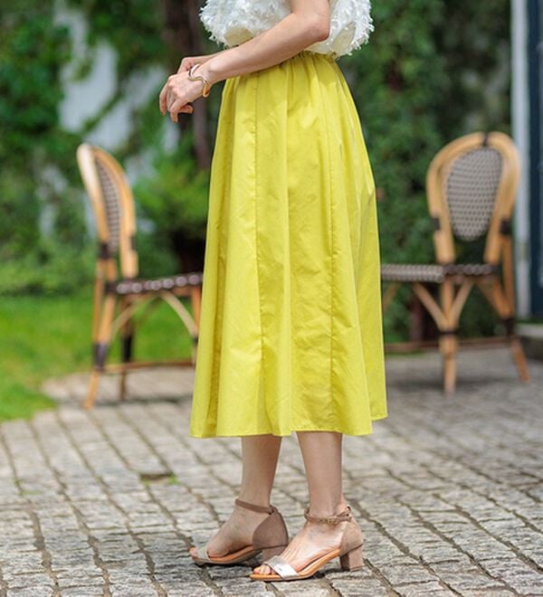 BELLUNA（ベルーナ）の「ふんわり切替フレアースカート（ロングスカート）」｜詳細画像