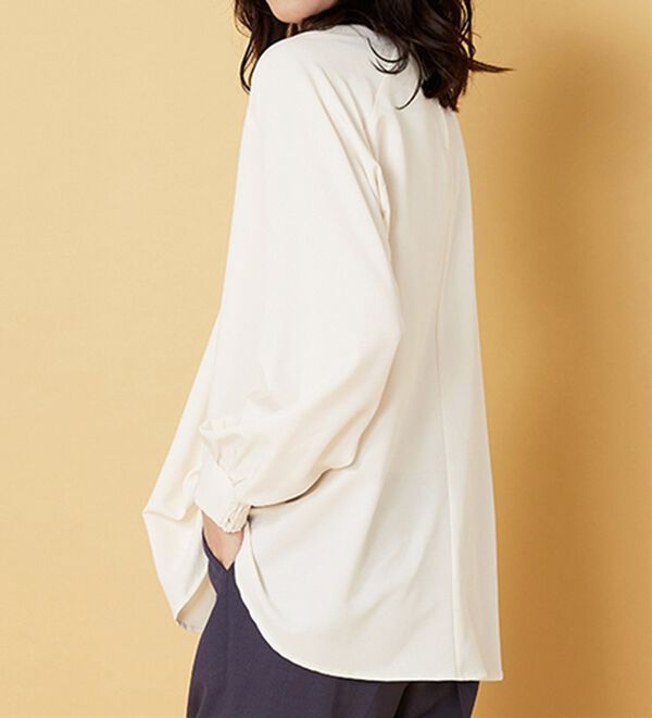 BELLUNA（ベルーナ）の「スタンド衿デザイン上品ブラウス（ブラウス）」｜詳細画像