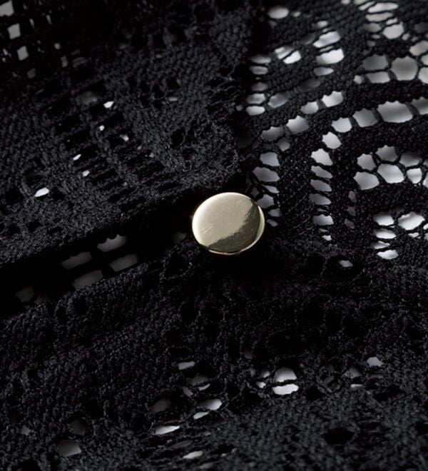 BELLUNA（ベルーナ）の「スクエアレース素材キャミワンピース（その他ワンピース）」｜詳細画像