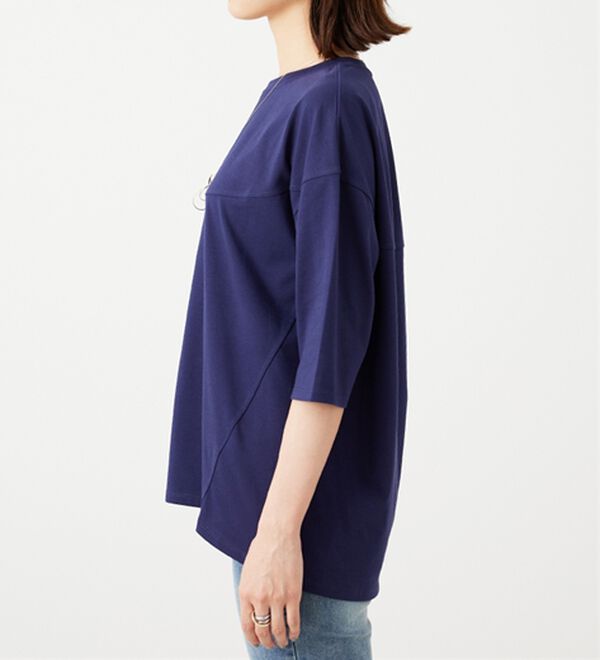 BELLUNA（ベルーナ）の「ヒンヤリ冷感！切替デザインプルオーバー（カットソー）」｜詳細画像