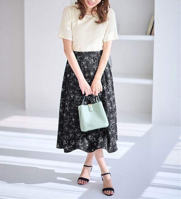 alotta（アロッタ）の「楽キレイ異素材ドッキングワンピース（ドッキングワンピース）」｜詳細画像