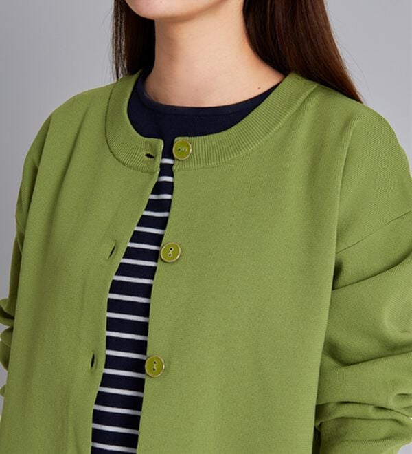 BELLUNA（ベルーナ）の「洗える！軽い！配色使いニットカーディガン（ニットカーディガン）」｜詳細画像