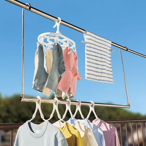 「ステンレス製伸縮サブハンガー（その他日用品・趣味雑貨）」｜1