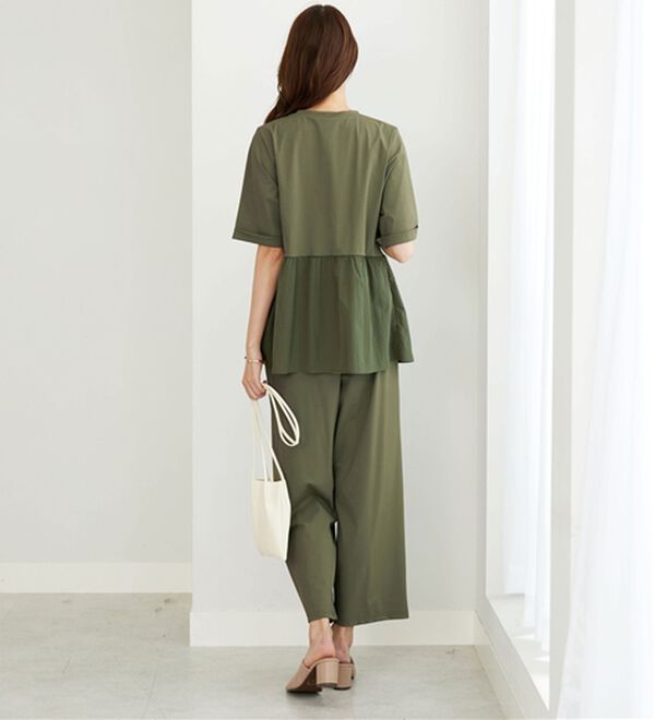 BELLUNA（ベルーナ）の「ヒンヤリ爽快！イージーワイドパンツ（ワイドパンツ・ガウチョ）」｜詳細画像