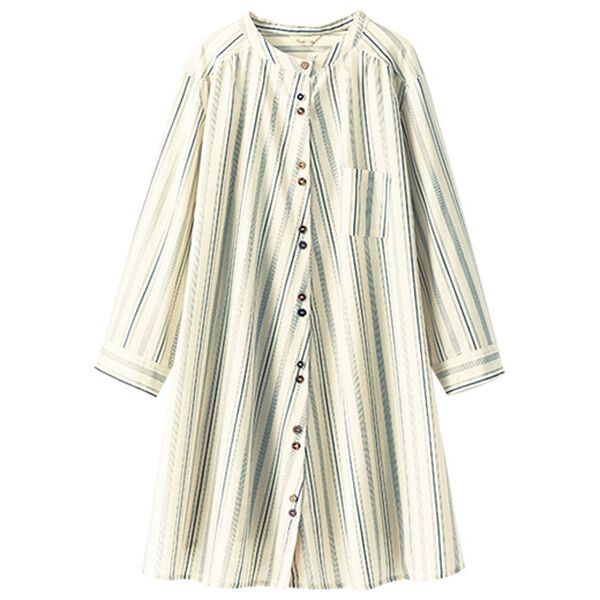 BELLUNA（ベルーナ）の「ＵＶ対策！多ボタンデザインシャツチュニック（チュニック）」｜詳細画像