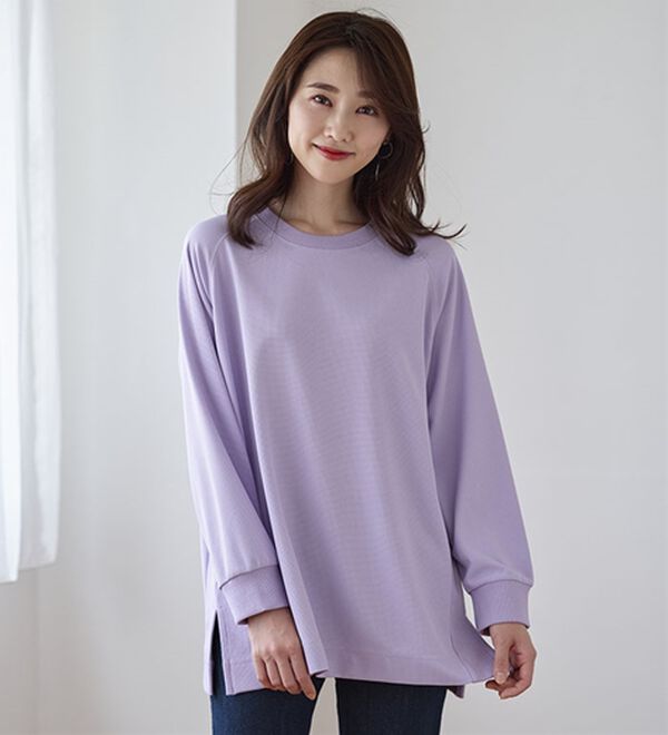 BELLUNA（ベルーナ）の「サイド切替ゆったりチュニック（チュニック）」｜詳細画像