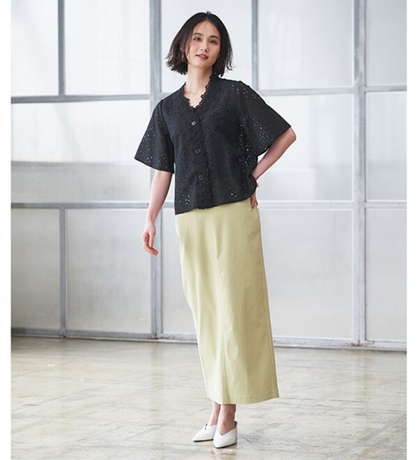 RANAN（ラナン）の「レースコンビブラウス（ブラウス）」｜詳細画像