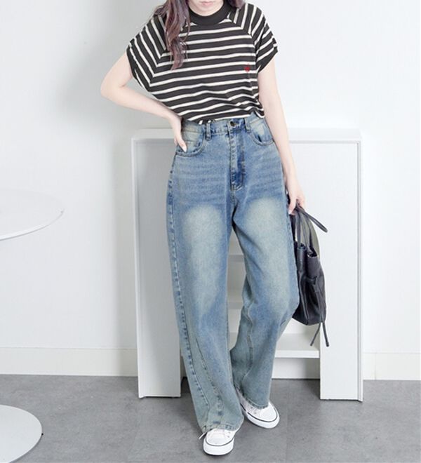 Viola e Viola（ヴィオラ エ ヴィオラ）の「【ビバリーヒルズポロクラブ】ワイドスリーブＴシャツ（Tシャツ）」｜詳細画像