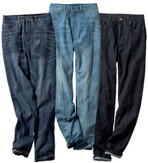 ルフラン（ルフラン）の「【３本組】美脚スティックデニム（フルレングスパンツ）」｜3本組