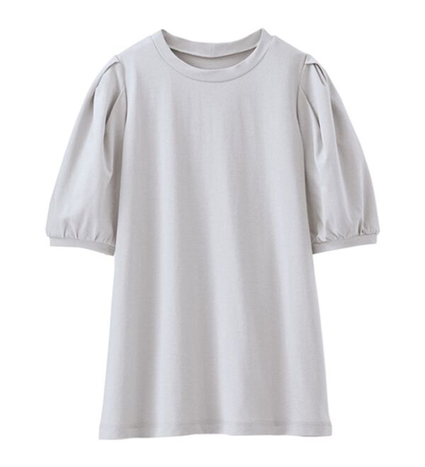 BELLUNA（ベルーナ）の「ひんやり綿混素材華奢見せプルオーバー（カットソー）」｜詳細画像