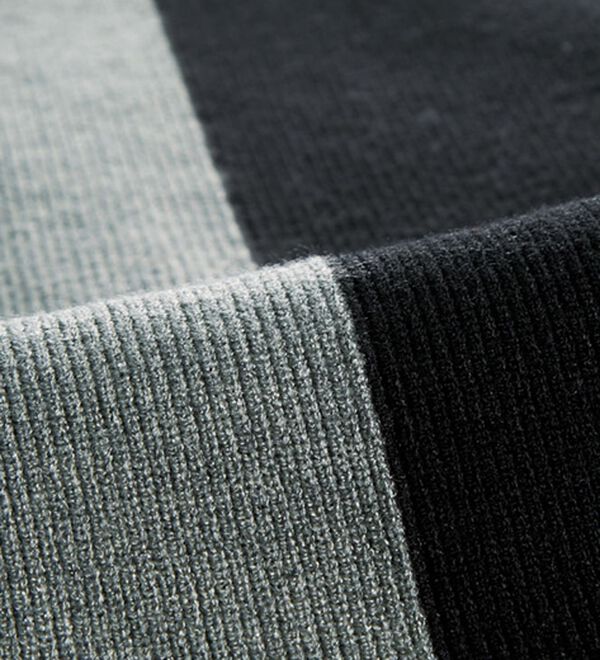 BELLUNA（ベルーナ）の「バックプリーツ切替配色ニットチュニック（チュニック）」｜詳細画像