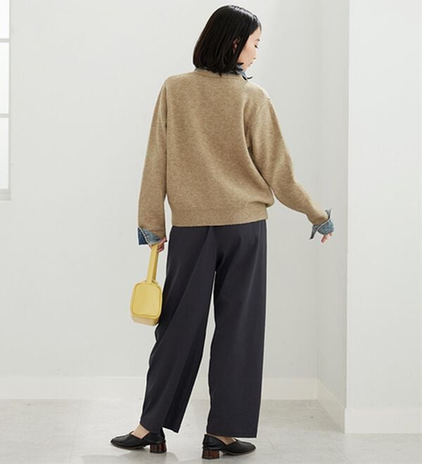BELLUNA（ベルーナ）の「デニム&times;ニット切替ジャケット（その他ジャケット）」｜詳細画像