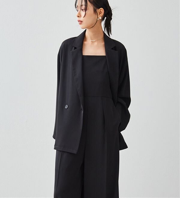 RANAN（ラナン）の「ジャケット＆サロペットドレスセット（パンツスーツ）」｜詳細画像
