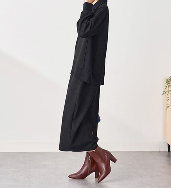 BELLUNA（ベルーナ）の「ボーダージャカードハーフジッププルオーバー（カットソー）」｜詳細画像