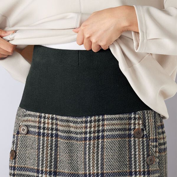 BELLUNA（ベルーナ）の「レギンス付！お腹ラクな着心地ワイドパンツ（ワイドパンツ・ガウチョ）」｜詳細画像