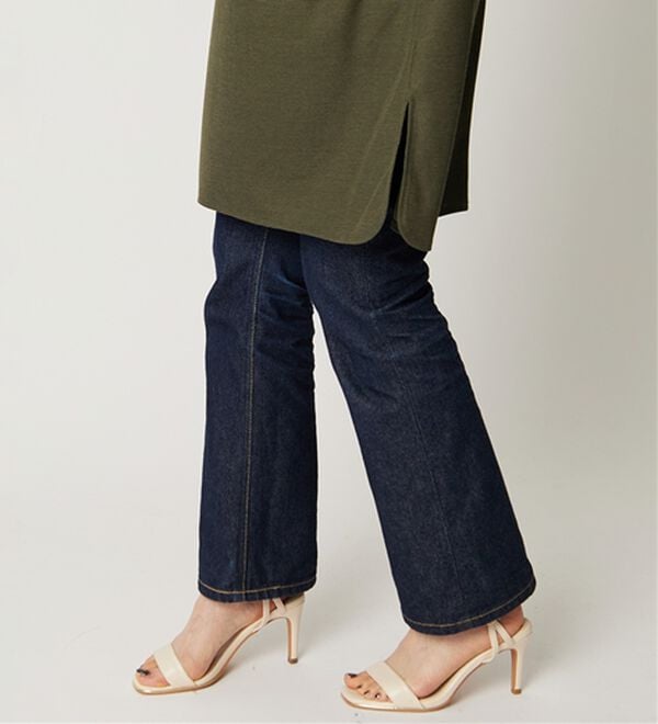 BELLUNA（ベルーナ）の「【接触冷感】かのこ素材タックデザインチュニックワンピース（その他ワンピース）」｜詳細画像