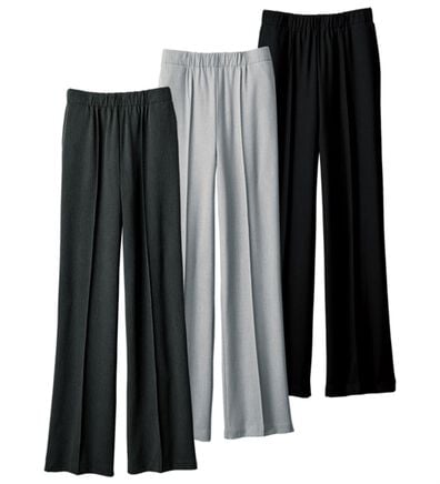 ルフラン（ルフラン）の「【３本組】日本製すっきり見えのフレアーパンツ（フルレングスパンツ）」