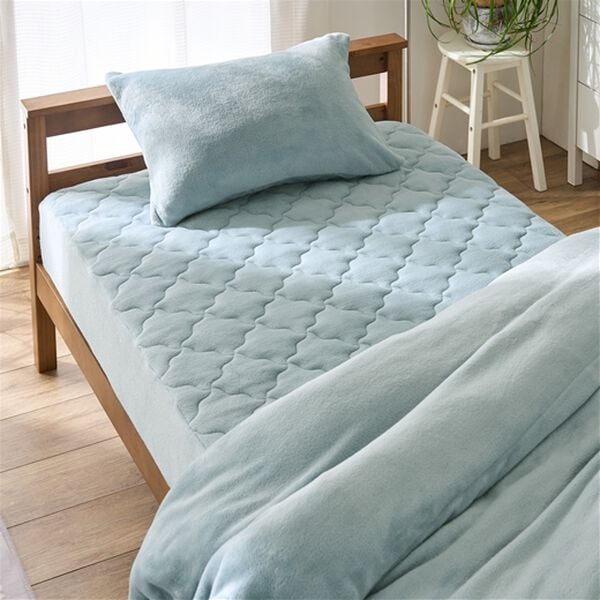 8日間限定価格】ふわふわフランネル素材の敷きパッド一体型ボックス