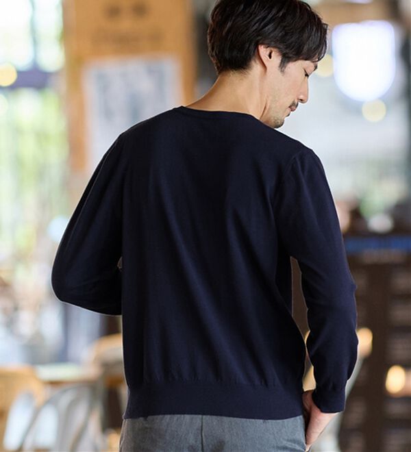 REMEN'S（リメンズ）の「【洗える】やわらかタッチＶネックセーター（メンズニット・セーター）」｜詳細画像